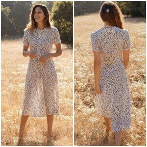 💕CHRISTY DAWN💕 Sebastian Peter Pan Collar Dress ~ Geranium Calico XL